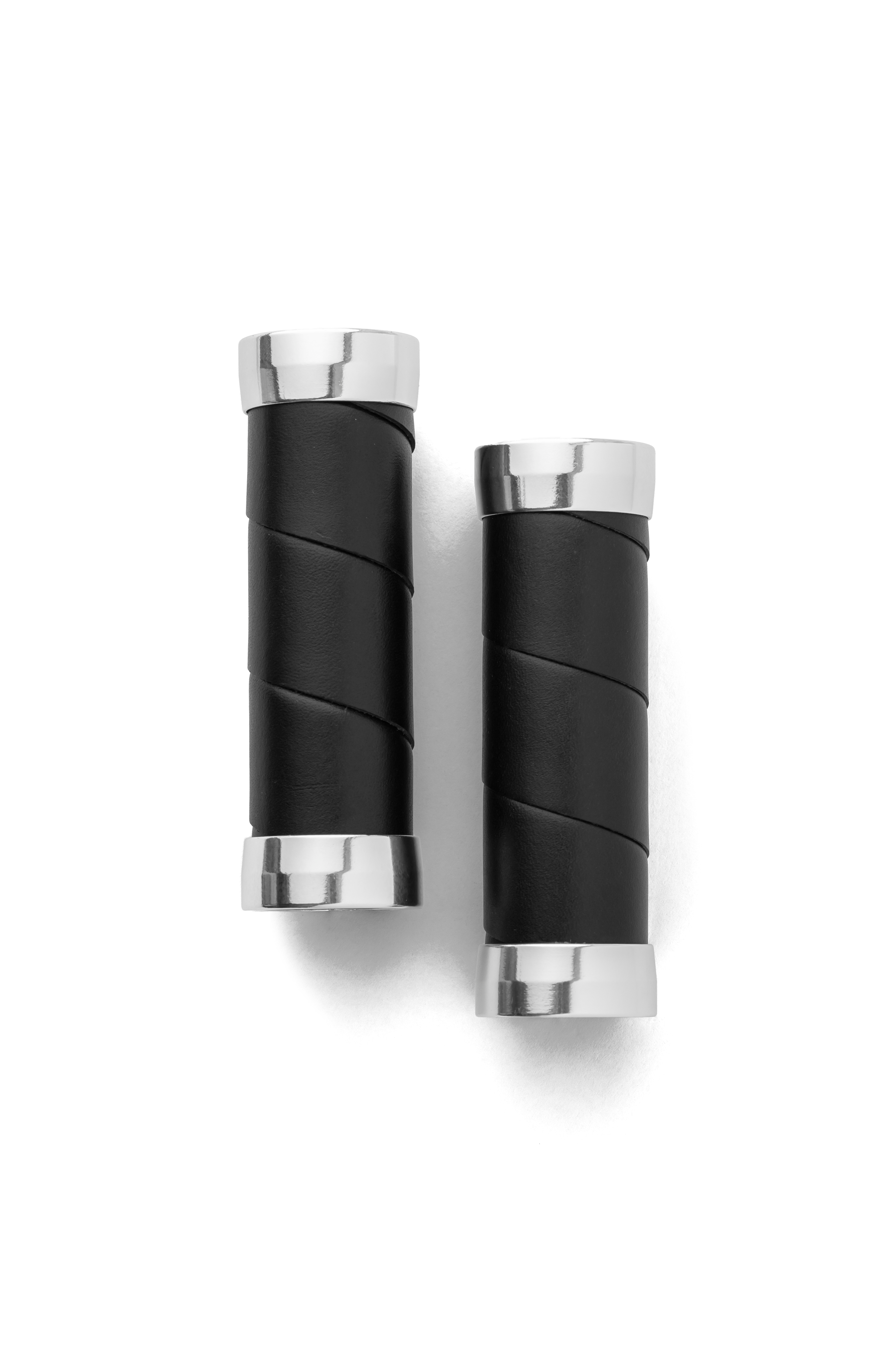 Brooks - Poignées Slender noires en cuir