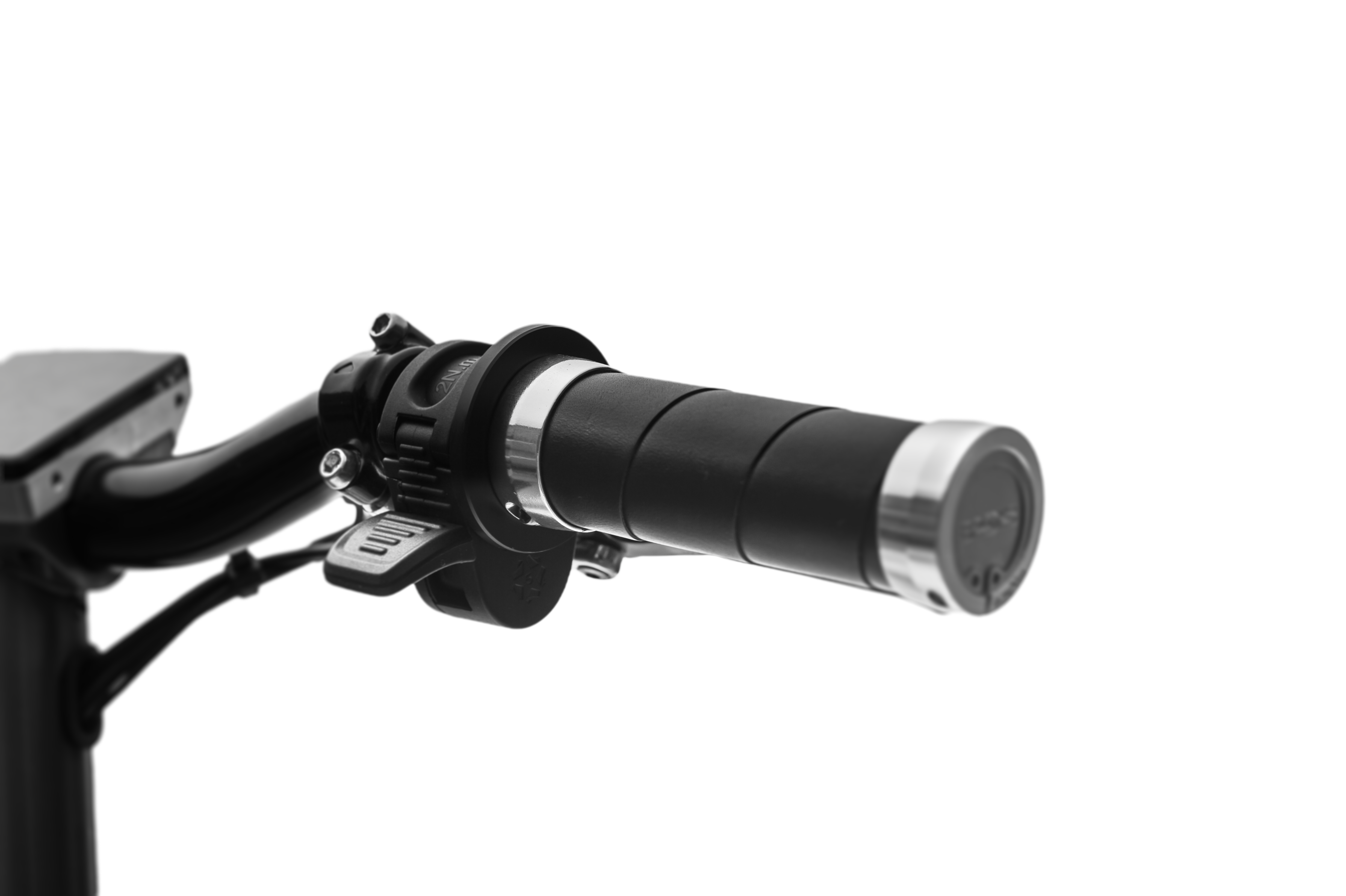 Brooks - Poignées Slender noires en cuir 